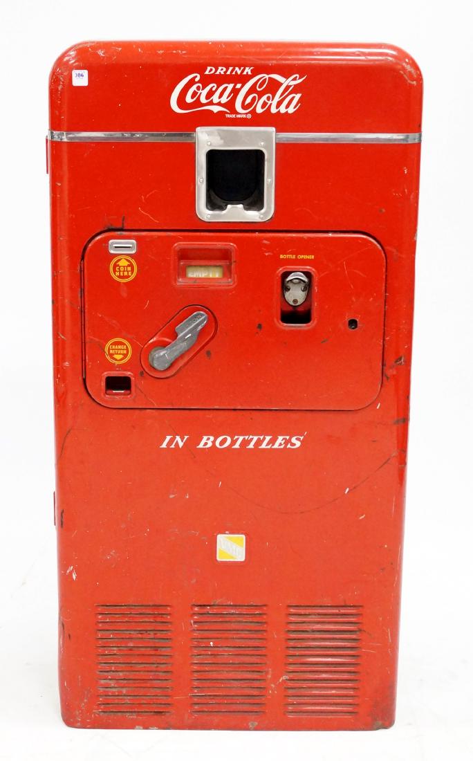 COCA-COLA VENDING MACHINE DOOR. HEIGHT 50"; WIDTH 25" (1 of 3)