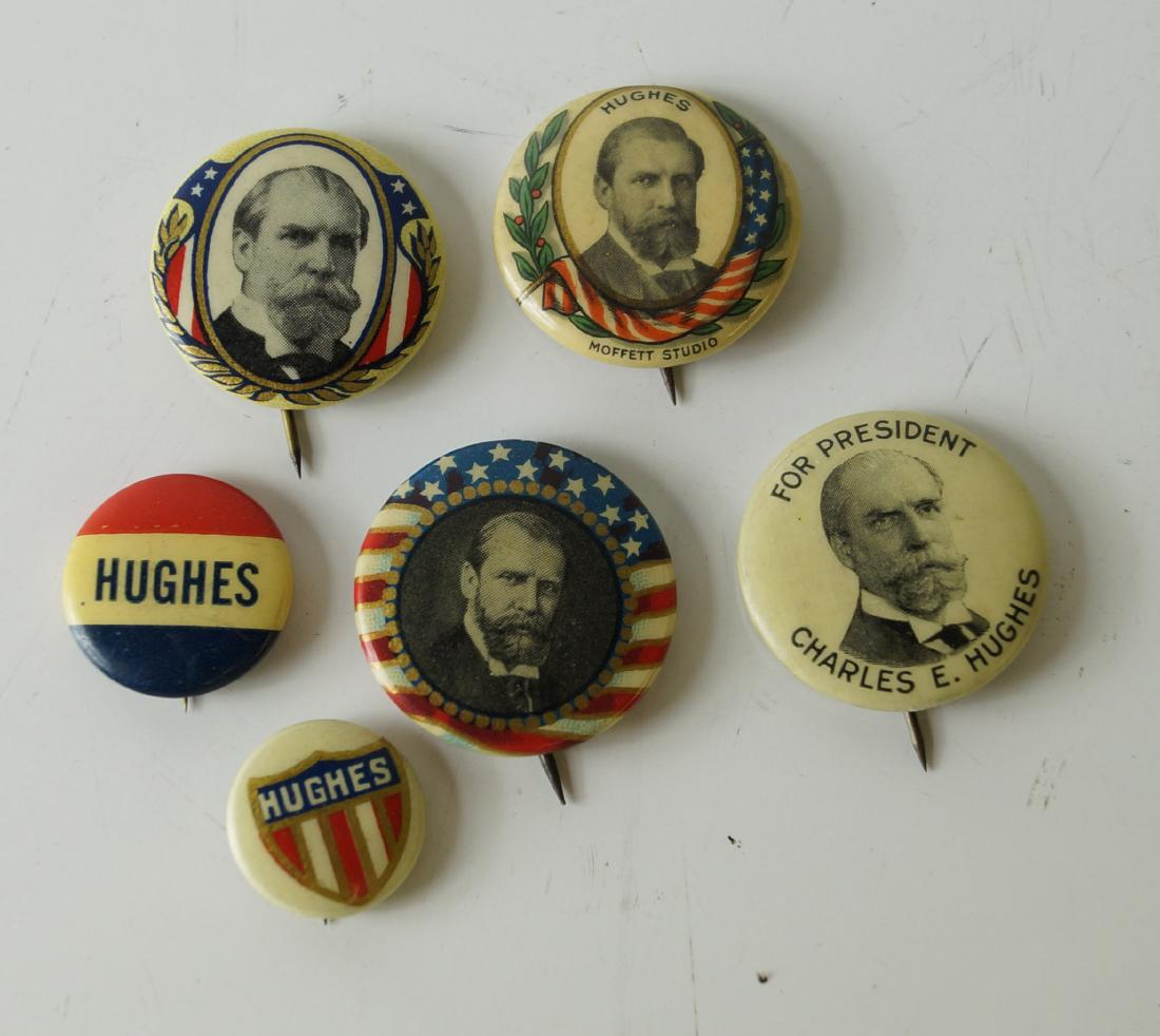 LOT (6) ASSORTED CHARLES E. HUGHES, 1916 PRESIDENTIAL (1 of 1)
