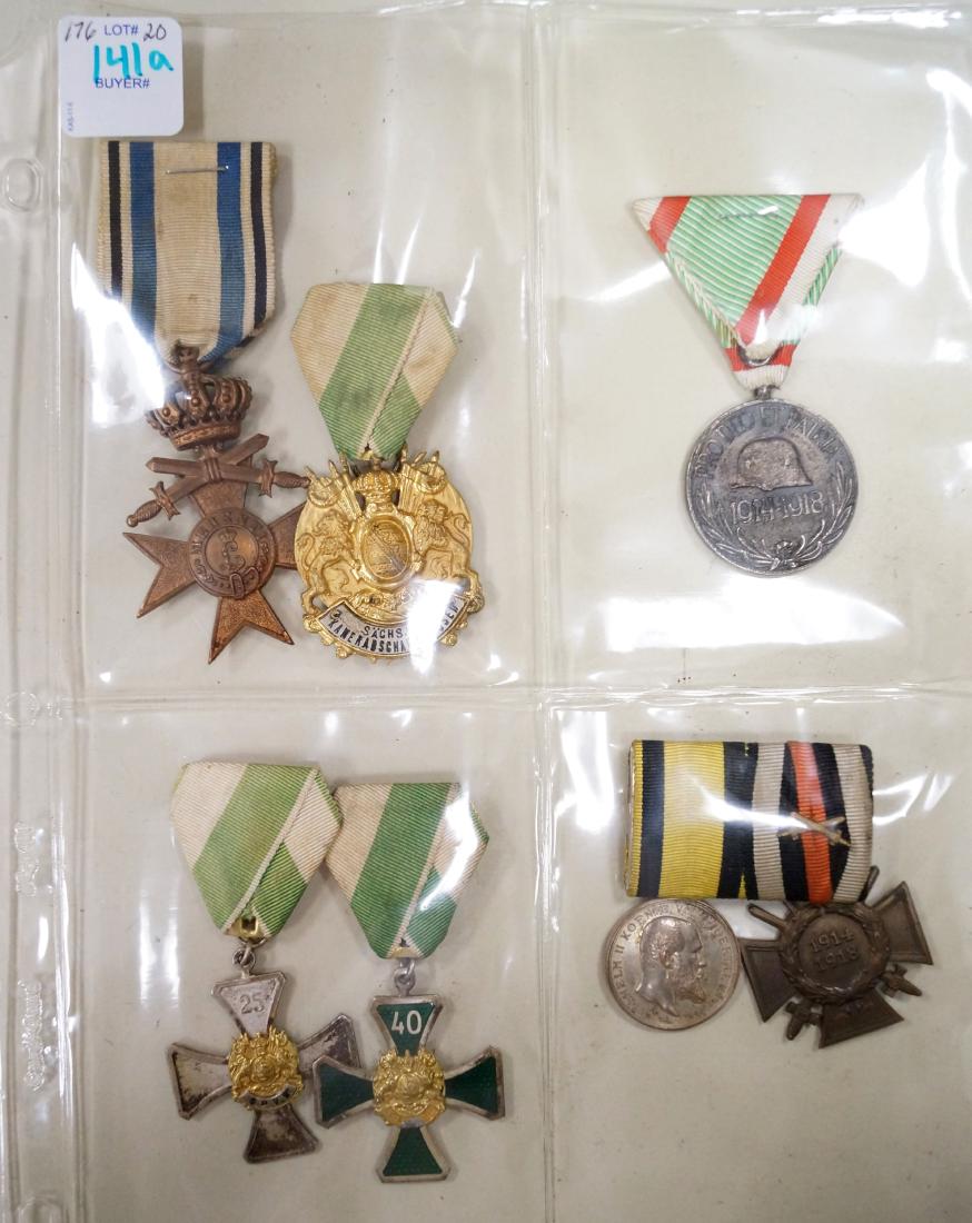 LOT (7) IMPERIAL GERMAN & WWI MEDALS INCLUDING MILITARY (1 of 2)