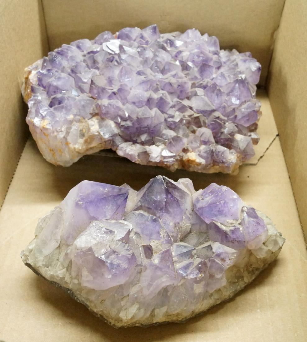 (2) LARGE PIECES AMETHYST GEODES AND PIECES (1 of 1)