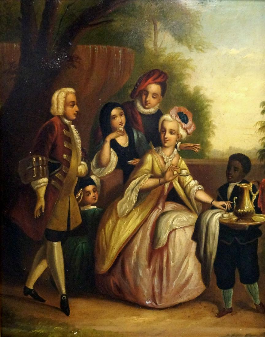 CONTINENTAL SCHOOL (20TH CENTURY), OIL ON METAL PANEL, (1 of 1)