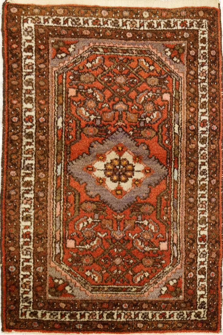 ANTIQUE CENTRAL PERSIAN RUG. 2'3" X 3'4" (1 of 1)