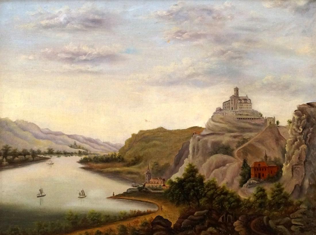 AMERICAN SCHOOL (19TH CENTURY), FANTASY RIVER LANDSCAPE (1 of 1)