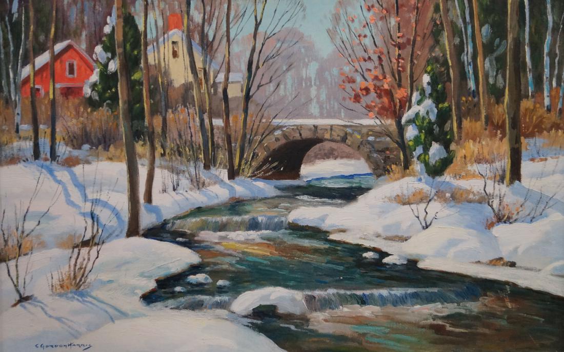 CHARLES GORDON HARRIS (AMERICAN 1891-1963), OIL ON (1 of 2)