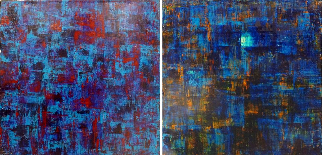 ORLANDA BRUGNOLA (AMERICAN 1946-2016), LOT (2) ACRYLIC (1 of 1)