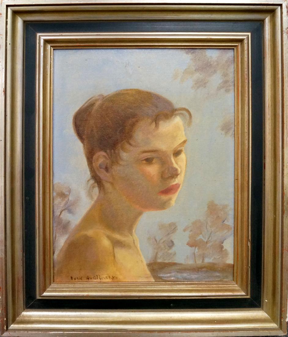 RUSSIAN SCHOOL (20TH CENTURY) OIL ON CANVAS BOARD, (1 of 2)