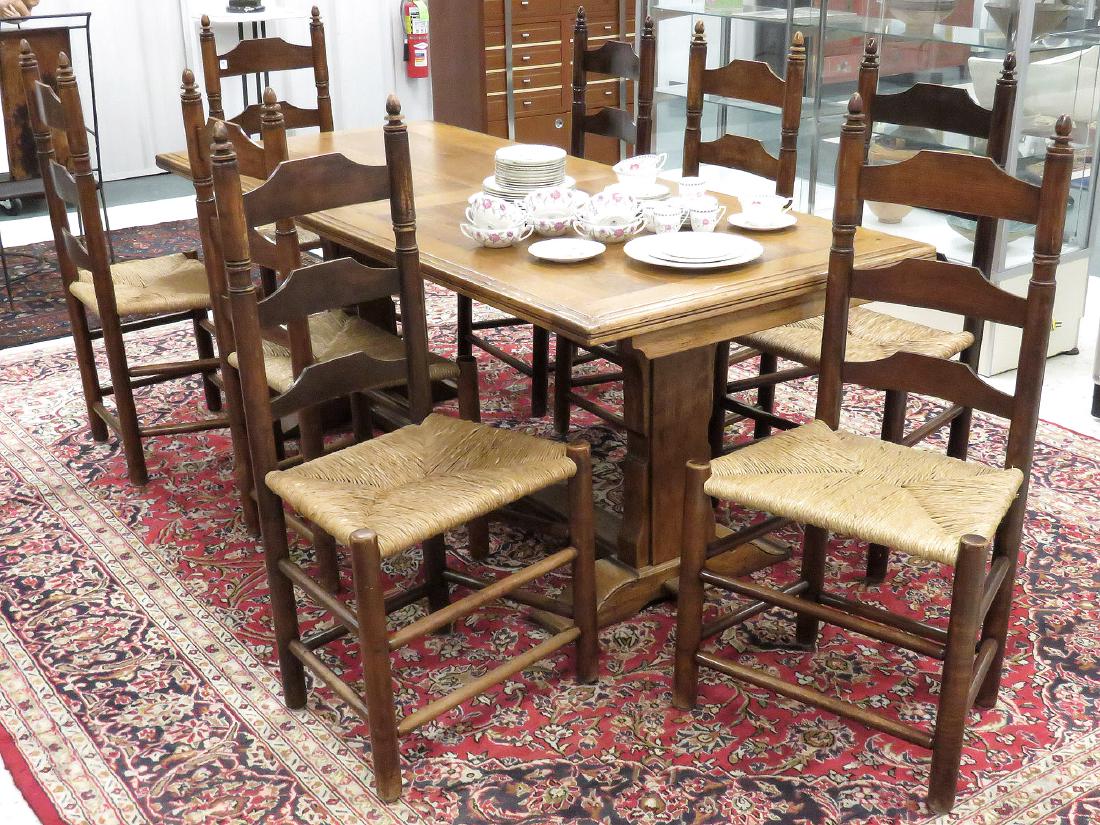 SET (8) WALLACE NUTTING 18TH CENTURY STYLE FRUITWOOD (1 of 4)