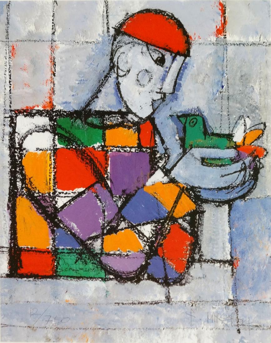 RUDOLF MIRER (SWISS 1937-), OFFSET LITHOGRAPH ON RAG (1 of 1)