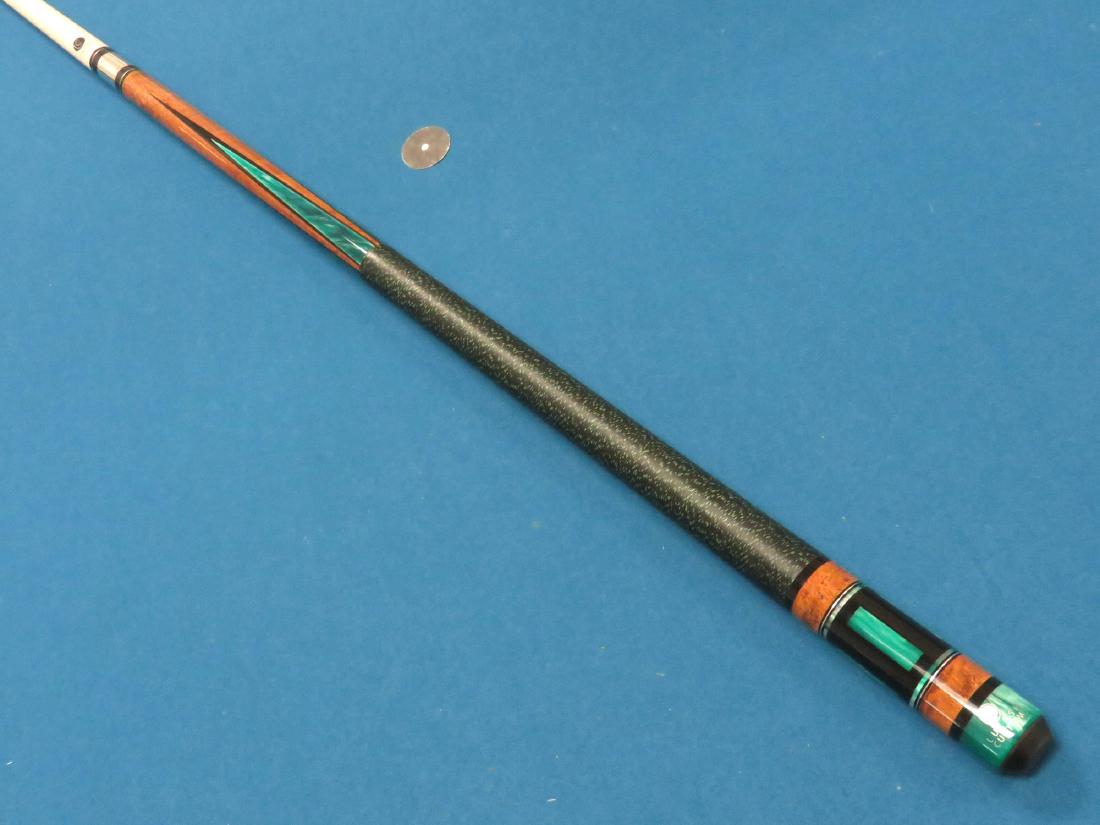 VINTAGE LUCASI #118 INLAID POOL CUE. LENGTH 58"; 18 OZ (1 of 4)