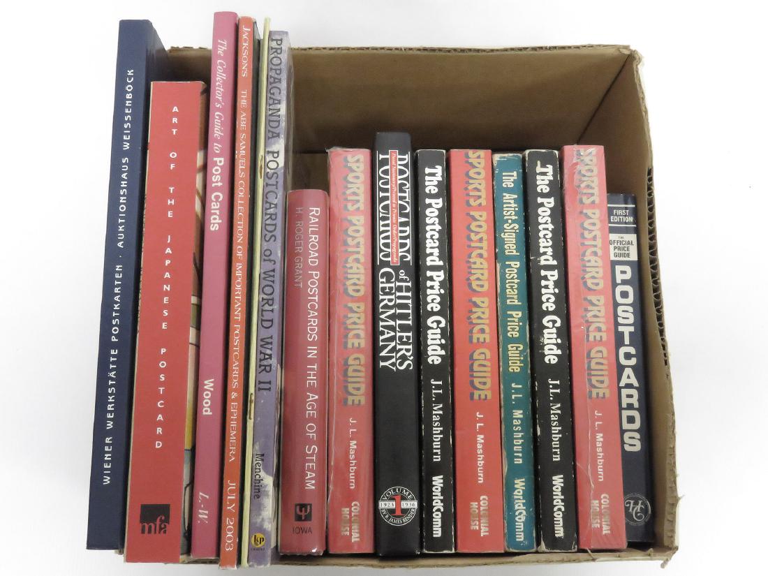 LOT (14) ASSORTED POSTCARD REFERENCE BOOKS (1 of 1)