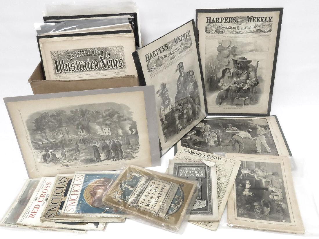 ASSORTED LOT VINTAGE MAGAZINES INCLUDING PUNCH, 1912; (1 of 3)