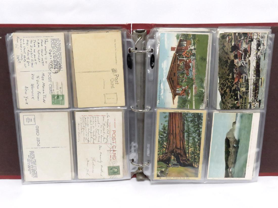 ALBUM APPROXIMATELY (110) ASSORTED VINTAGE CALIFORNIA (1 of 5)