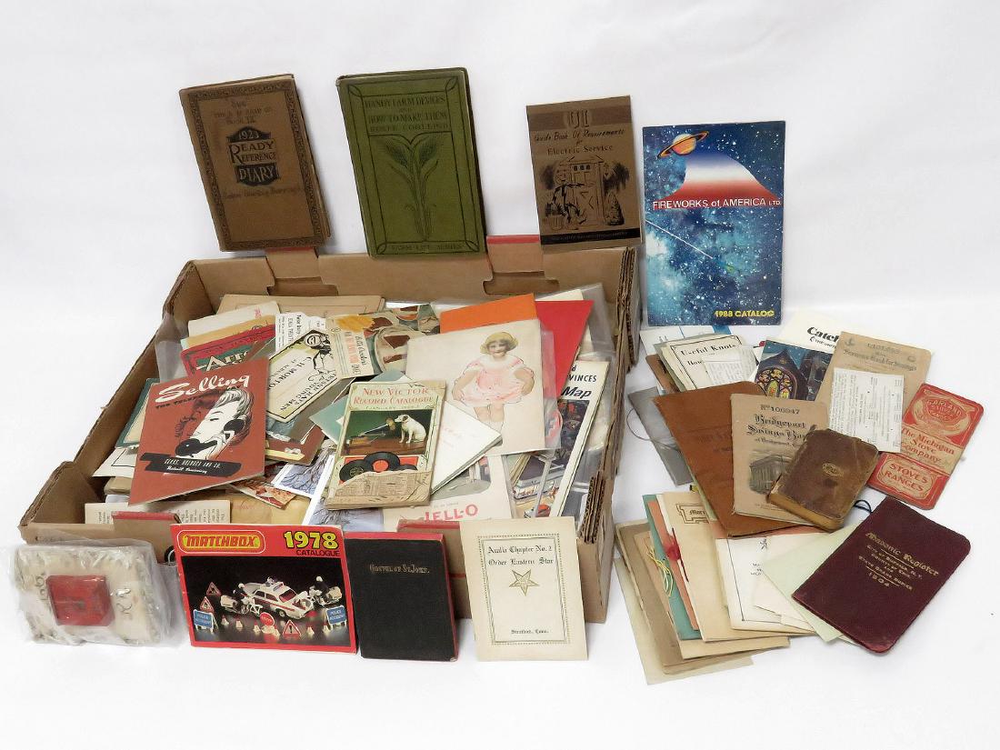LOT ASSORTED EPHEMERA INCLUDING FRATERNAL MANUALS, SONS (1 of 4)