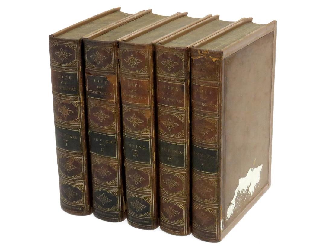 SET (5) VOLUMES-LIFE OF GEORGE WASHINGTON, WASHINGTON (1 of 5)