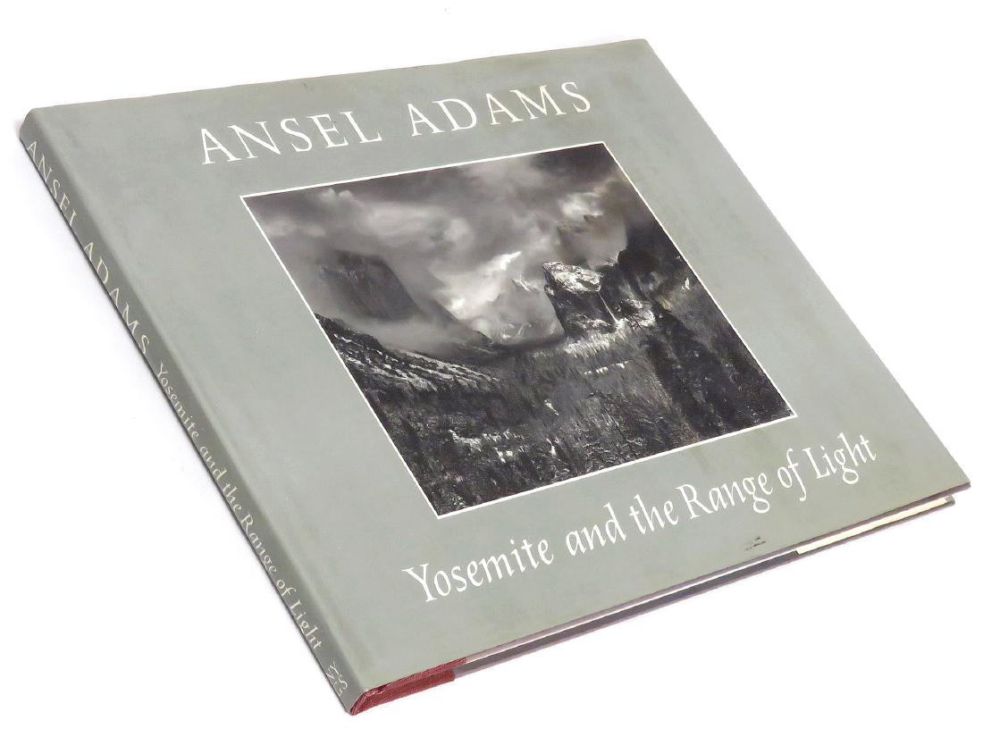 VOLUME-ANSEL ADAMS, YOSEMITE AND THE RANGE OF LIGHT,: VOLUME-ANSEL ADAMS, YOSEMITE AND THE RANGE OF LIGHT, PAUL BROOKS, NY GRAPHIC SOCIETY, 1979, DJ (SIGNED BY ANSEL ADAMS)