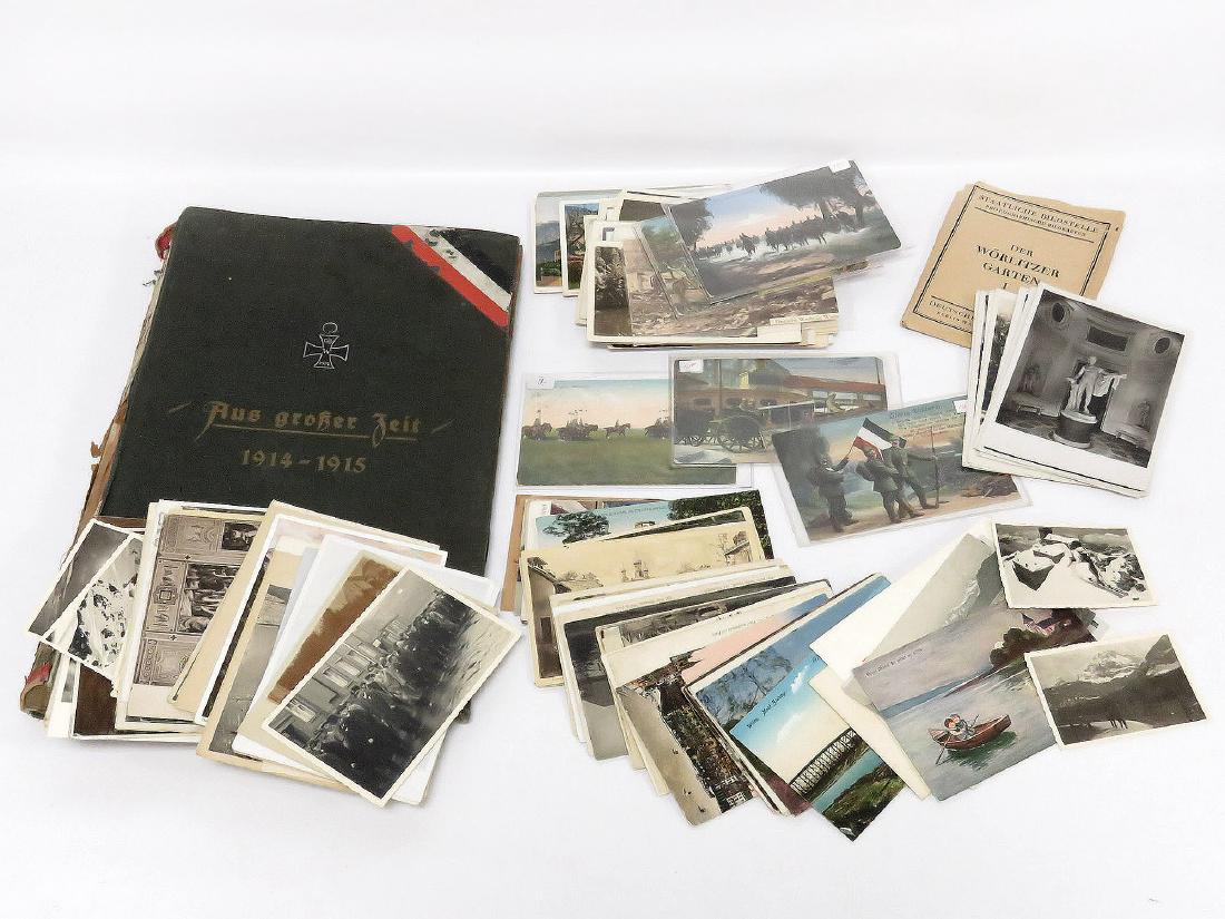 LOT (167) ASSORTED GERMAN WWI ERA POSTCARDS (WITH (1 of 4)