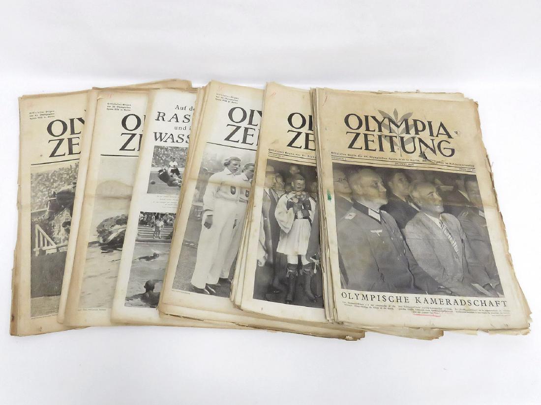 LOT (29) GERMAN OLYMPIA ZEITUNG, 1936 OLYMPIC GAMES (1 of 4)