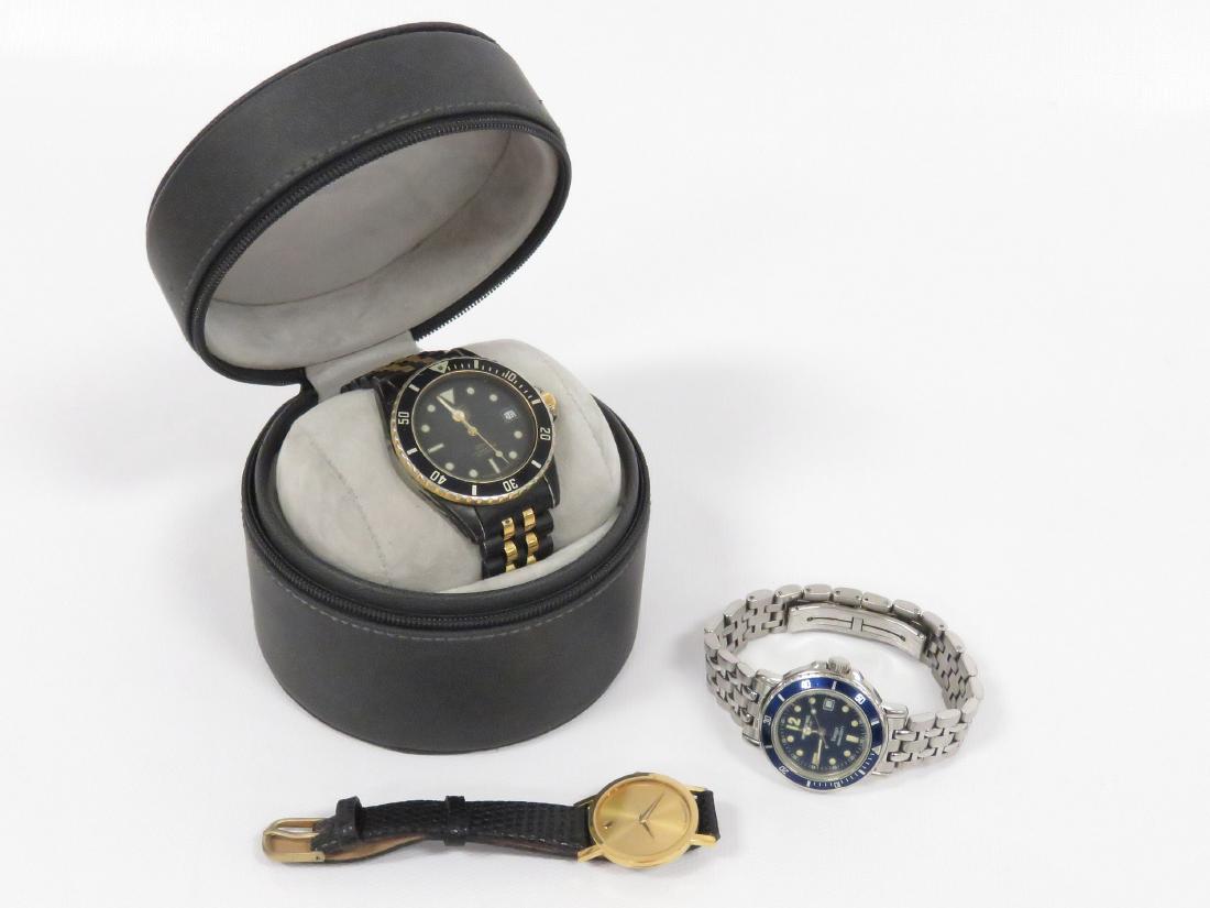 LOT (3) INCLUDING TAG HEUER STAINLESS 1000 PROFESSIONAL (1 of 6)