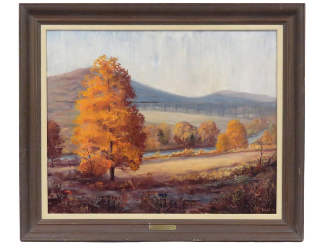 PAUL GOULD (AMERICAN 20TH CENTURY), OIL ON PANEL, (1 of 8)