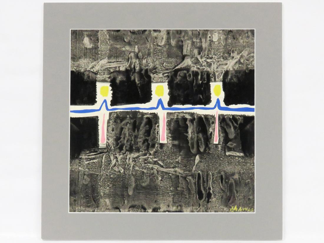 THEODOROS STAMOS (GREEK/AMERICAN 1922-1997), INK AND (1 of 4)