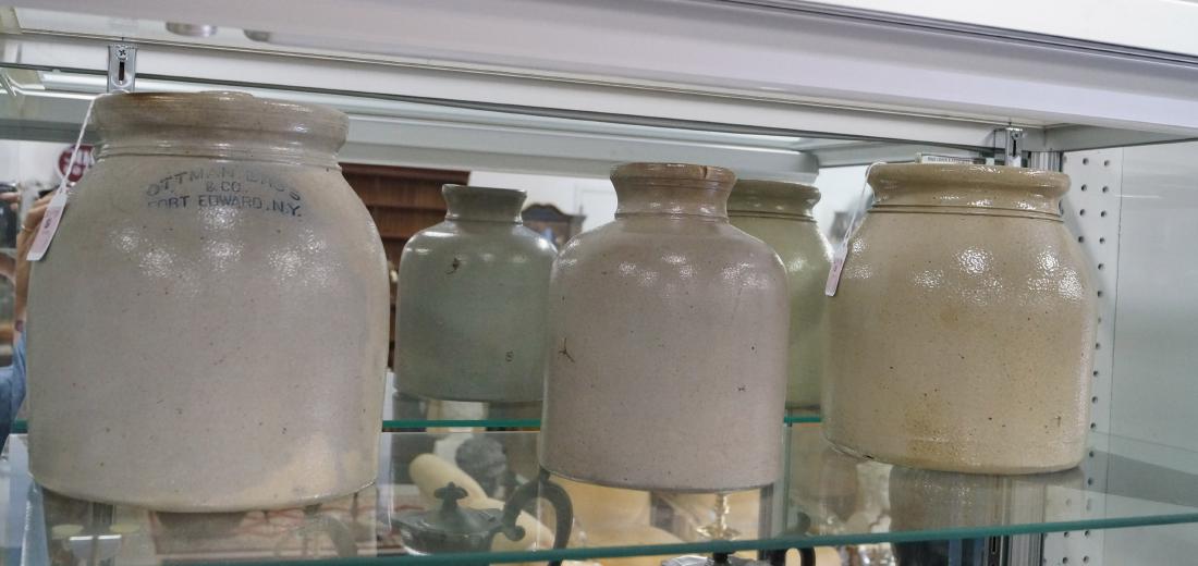 LOT (3) STONEWARE, 19TH CENTURY INCLUDING "OTTOMAN (1 of 1)