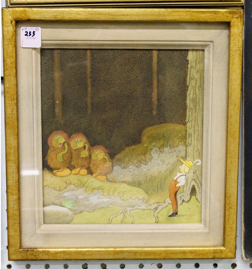 GERMAN SCHOOL (20TH CENTURY), WATERCOLOR AND GOUACHE, (1 of 1)