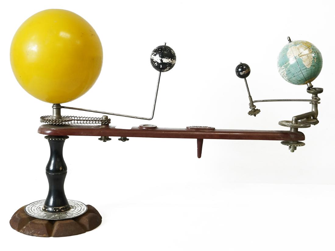 TRIPPENSEE PLANETARIUM COMPANY ORRERY. HEIGHT 13 1/2"; (1 of 3)