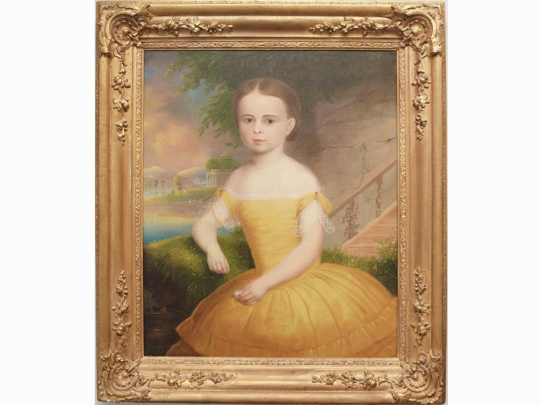 AMERICAN SCHOOL (19TH CENTURY), OIL ON CANVAS LAID ON (1 of 1)