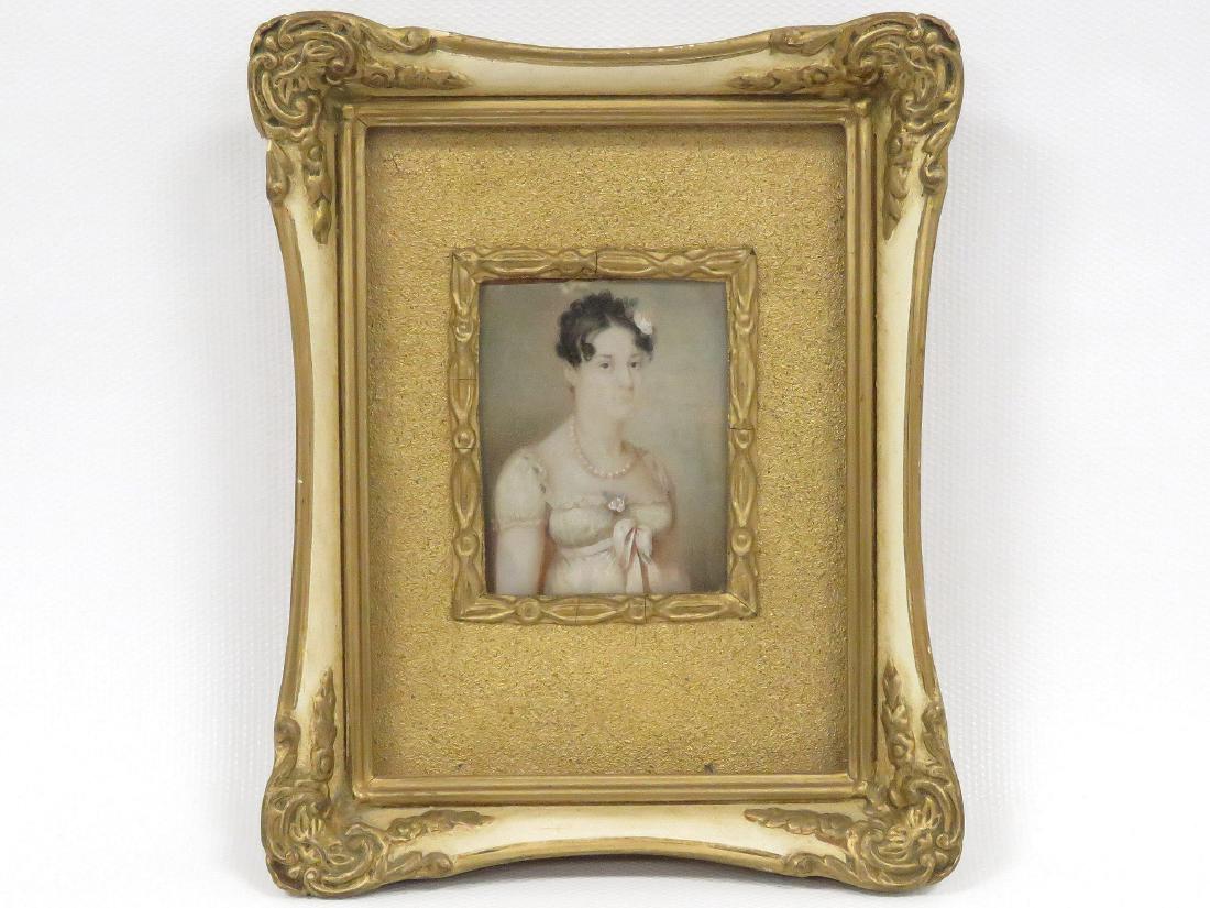FRENCH SCHOOL (19TH CENTURY), WATERCOLOR MINIATURE (1 of 6)