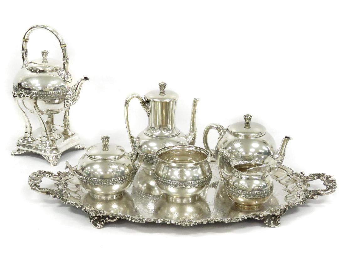 TIFFANY & CO. MAKERS STERLING "BEEKMAN" 6-PIECE (1 of 8)