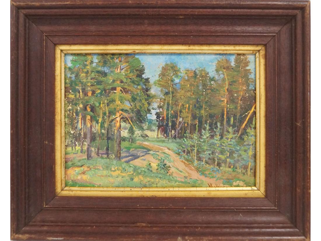 RUSSIAN SCHOOL (20TH CENTURY) OIL ON ARTIST BOARD, (1 of 4)