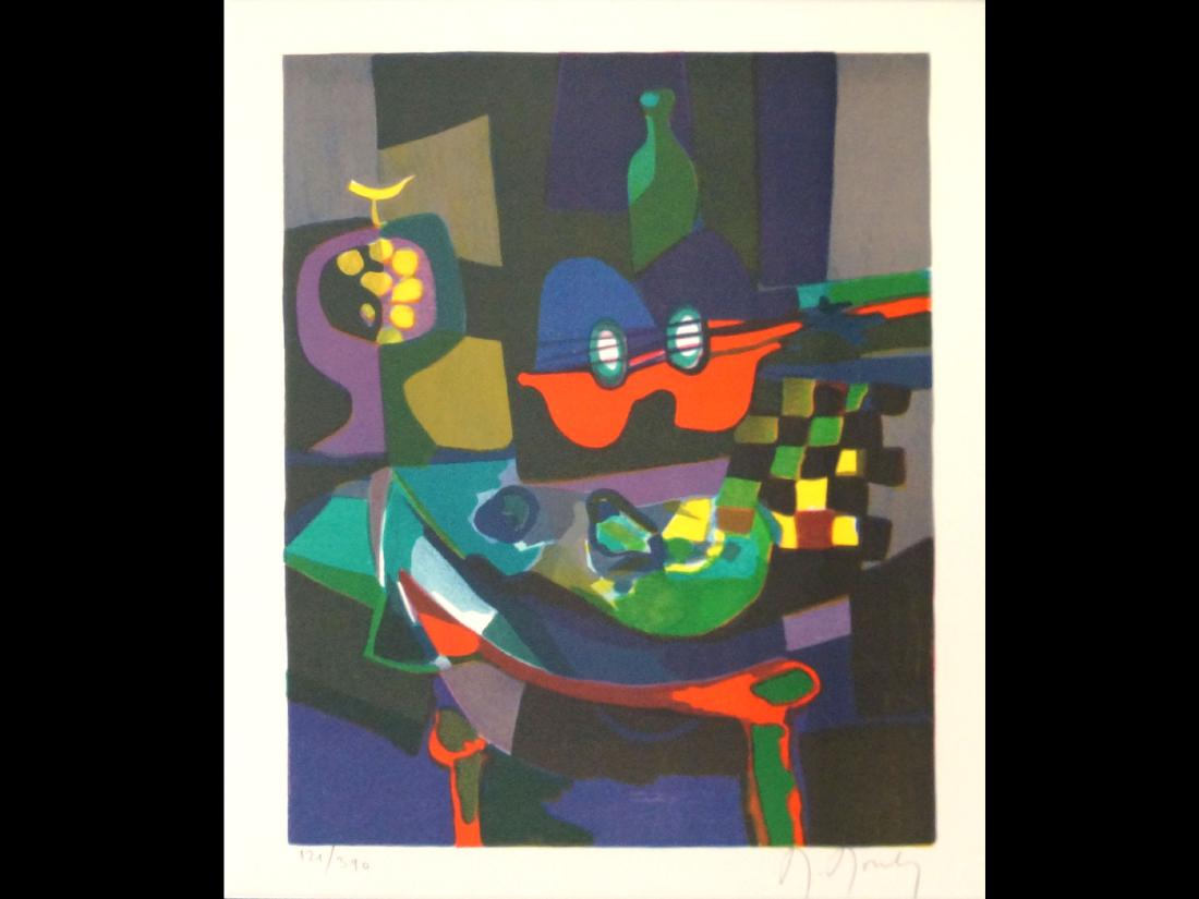 MARCEL MOULY (FRENCH 1918-2008), COLORED LITHOGRAPH, (1 of 1)
