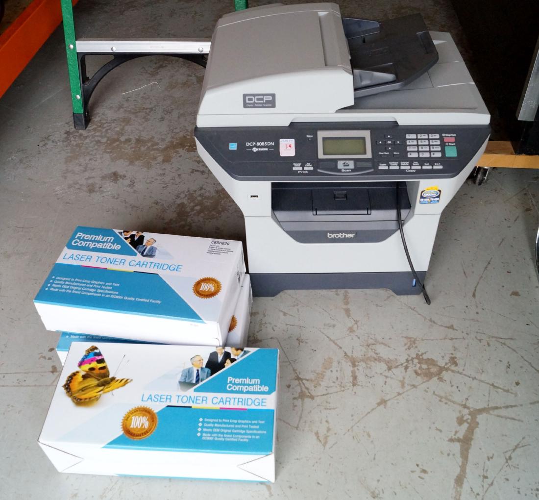 BROTHER DCP-8085DN NETWORK PRINTER, SCANNER, COPY WITH (1 of 1)