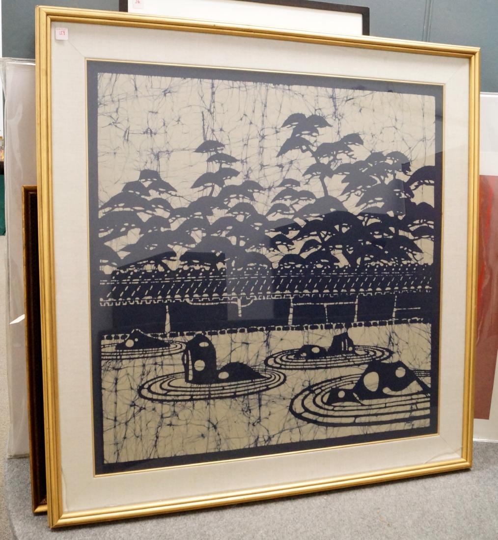 JAPANESE SCHOOL (20TH CENTURY), BATIK PANEL, JAPANESE (1 of 1)