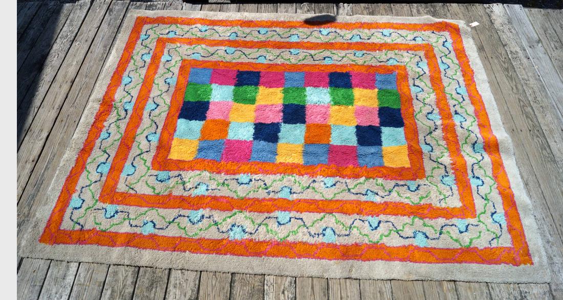 SCANDINAVIAN MID-CENTURY RYA RUG. 6'4" X 8'2" (1 of 1)