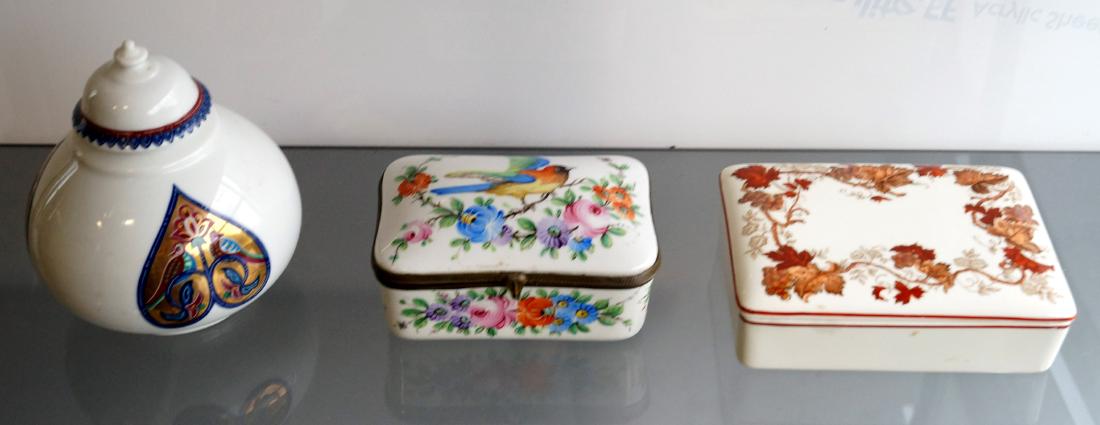LOT (3) PORCELAINS INCLUDING HAND DECORATED LIMOGES (1 of 1)