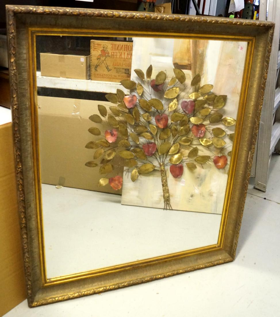 ORNATE GILT FRAMED MIRROR. 42 X 48" (1 of 1)