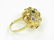 750 YELLOW GOLD AND RAINBOW SEMI-PRECIOUS, GEM-SET - 3