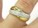 18K YELLOW/WHITE GOLD AND DIAMOND RING SET WITH (56)