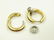 PAIR 18K BURNISHED YELLOW/WHITE GOLD, RUBY AND DIAMOND - 2