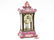 VINTAGE ANSONIA BRASS AND PORCELAIN CRYSTAL REGULATOR