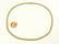 ITALIAN 18K YELLOW GOLD BEADED NECKLACE. LENGTH 16 1/2";