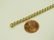 ITALIAN 18K YELLOW GOLD FLAT BEADED CHAIN BRACELET. - 2