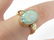 585 YELLOW GOLD AND OPAL RING. RING SIZE 8; GROSS
