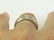 750 YELLOW GOLD, PLATINUM AND DIAMOND TWO-PART RING SET - 2