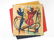 MID-CENTURY DESIGNER LACQUERED MUSICAL THEMED WALL ART,