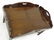 CHIPPENDALE STYLE CARVED MAHOGANY BUTLER'S TRAY TABLE. - 3