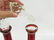 PAIR VINTAGE BOHEMIAN RUBY-TO-CLEAR GLASS DECANTERS. - 5