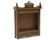 FRENCH STYLE CARVED MAHOGANY STANDING SHELF WITH (2)