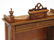 FRENCH STYLE CARVED MAHOGANY STANDING SHELF WITH (2) - 2